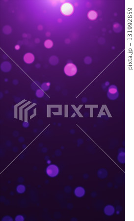 Abstract purple glowing bokeh lights with soft...のイラスト素材 [131992859 ...