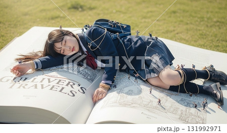 ガリバー旅行記・女子高生 131992971