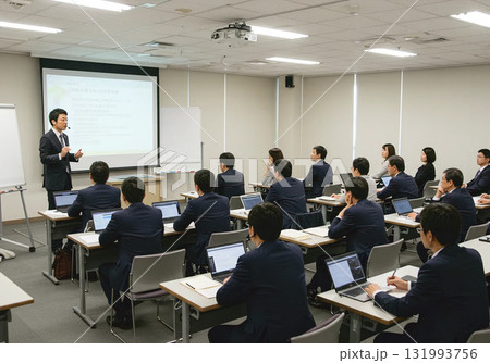 「セミナーを受ける社長たち」「セミナー風景」 「セミナーを受ける社長たち」「セミナー風景」 131993756