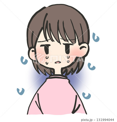 喜怒哀楽の「哀」女性 131994044