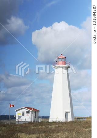 Vertical of Cape Anguille Lighthouse in Newfoundland, Canada Vertical of Cape Anguille Lighthouse in Newfoundland, Canada 131994287