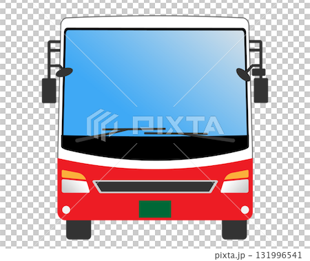 Tourist bus seen from the front 131996541