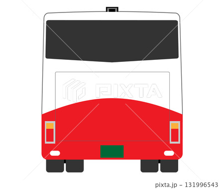 後ろから見た観光バス 後ろから見た観光バス 131996543