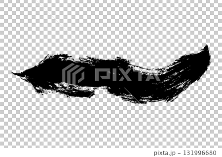 筆タッチのあしらいイラスト 筆タッチのあしらいイラスト 131996680