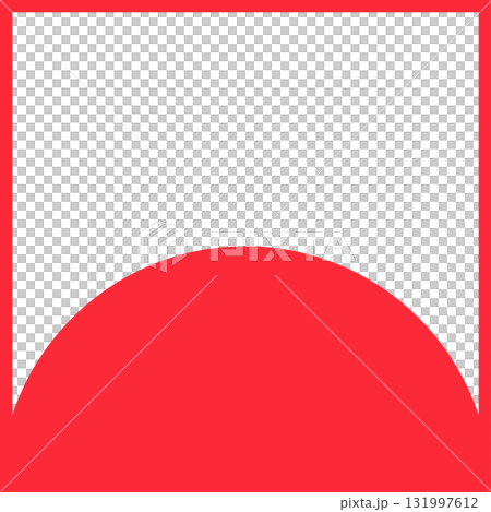Red sunrise frame Red sunrise frame 131997612