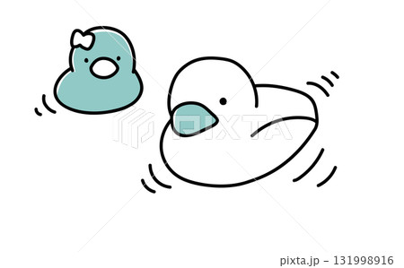 湯舟に浮かぶアヒルのおもちゃ_単色 湯舟に浮かぶアヒルのおもちゃ_単色 131998916