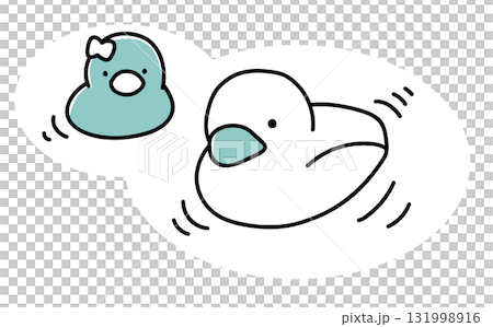 湯舟に浮かぶアヒルのおもちゃ_単色 湯舟に浮かぶアヒルのおもちゃ_単色 131998916