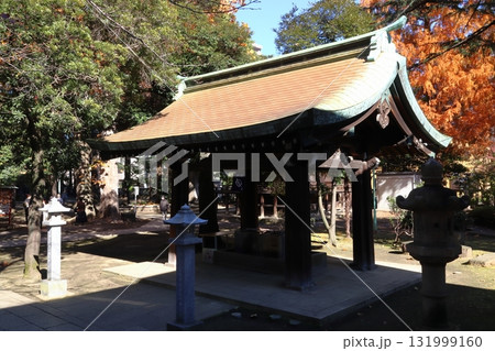 秋の川口神社:手水社(埼玉県川口市) 秋の川口神社:手水社(埼玉県川口市) 131999160