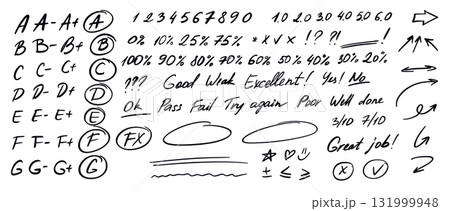 Teacher grading notes Teacher grading notes 131999948