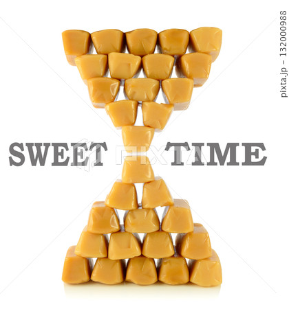 Caramel toffees. sweet time concept 132000988