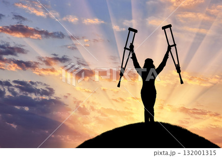 Beautiful cloudy evening sky 132001315