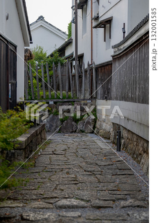 水路のある風景　近江八幡の八幡堀 132001585