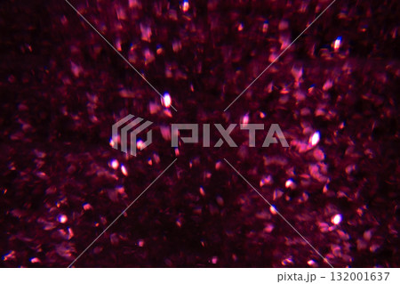 Colored light effects on dark background with grain and magic lights. Neon Glow Modern 90s, lo-fi Aesthetics. Design effect. 132001637