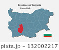 Vector map of Bulgaria - Pazardzhik Province 132002217