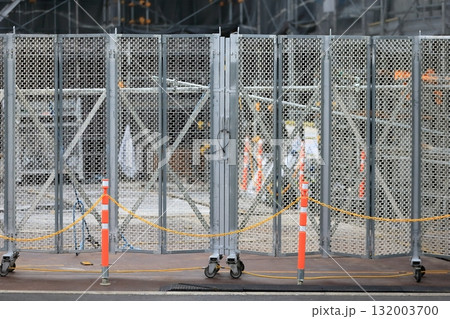 工事現場の入口キャスターゲート　イメージ 132003700