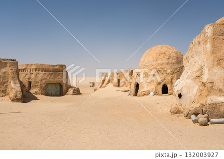 Set of starwars village in Sahara, Tunisia 132003927