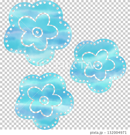 Beautiful watercolor flower icon image illustration Beautiful watercolor flower icon image illustration 132004971