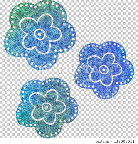 Beautiful watercolor flower icon image illustration Beautiful watercolor flower icon image illustration 132005011