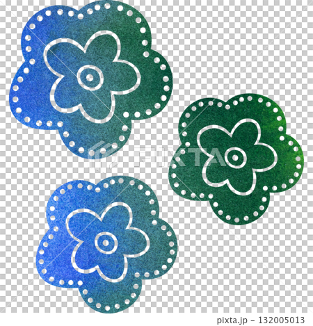 Beautiful watercolor flower icon image illustration Beautiful watercolor flower icon image illustration 132005013