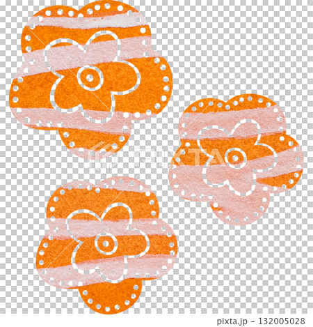 Beautiful watercolor flower icon image illustration Beautiful watercolor flower icon image illustration 132005028