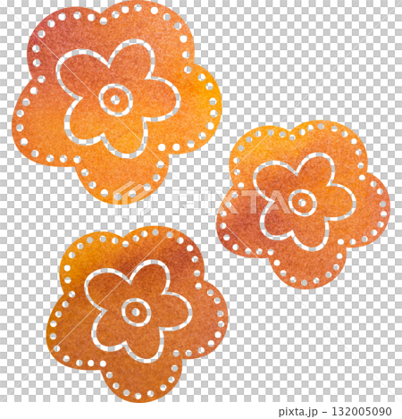 Beautiful watercolor flower icon image illustration Beautiful watercolor flower icon image illustration 132005090