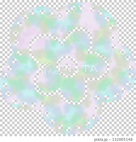 美麗的水彩花圖示圖像插圖 美麗的水彩花圖示圖像插圖 132005148