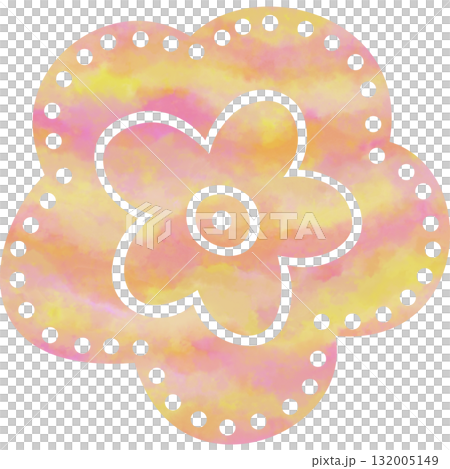 Beautiful watercolor flower icon image illustration Beautiful watercolor flower icon image illustration 132005149