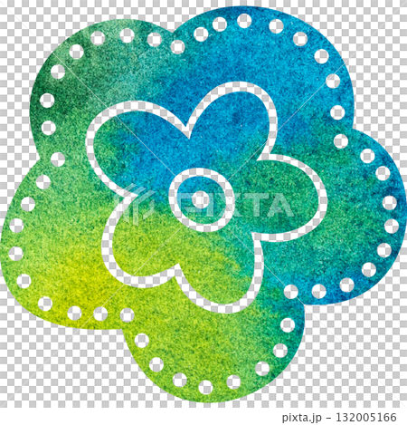 Beautiful watercolor flower icon image illustration Beautiful watercolor flower icon image illustration 132005166