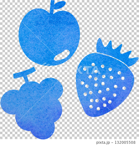 Beautiful watercolor fruit icon image illustration Beautiful watercolor fruit icon image illustration 132005508