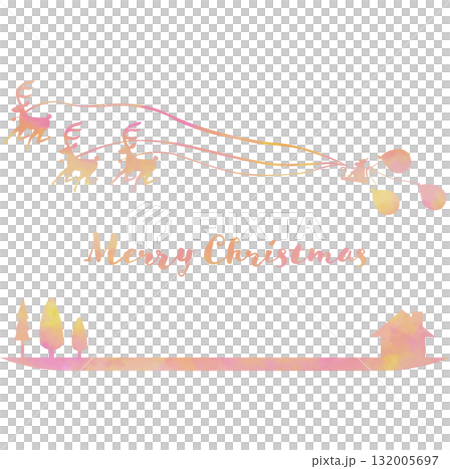 Beautiful watercolor Christmas icon image illustration Beautiful watercolor Christmas icon image illustration 132005697