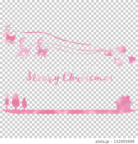 Beautiful watercolor Christmas icon image illustration Beautiful watercolor Christmas icon image illustration 132005699