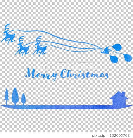Beautiful watercolor Christmas icon image illustration Beautiful watercolor Christmas icon image illustration 132005768