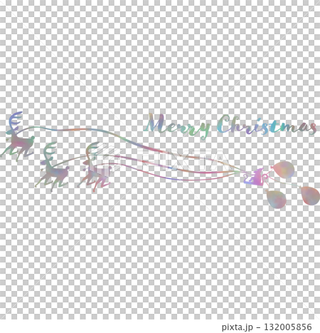 Beautiful watercolor Christmas icon image illustration 132005856