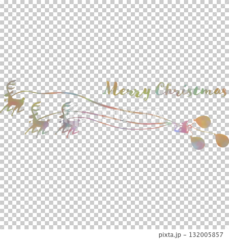 Beautiful watercolor Christmas icon image illustration 132005857
