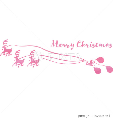 綺麗な水彩模様のクリスマスのアイコンのイメージのイラスト 綺麗な水彩模様のクリスマスのアイコンのイメージのイラスト 132005861