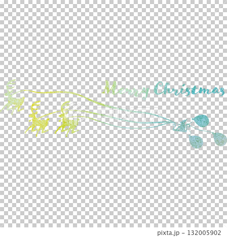 美麗的水彩畫聖誕圖示圖像插圖 美麗的水彩畫聖誕圖示圖像插圖 132005902