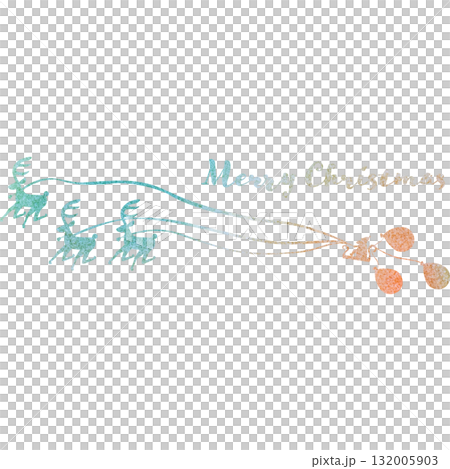 美麗的水彩畫聖誕圖示圖像插圖 美麗的水彩畫聖誕圖示圖像插圖 132005903