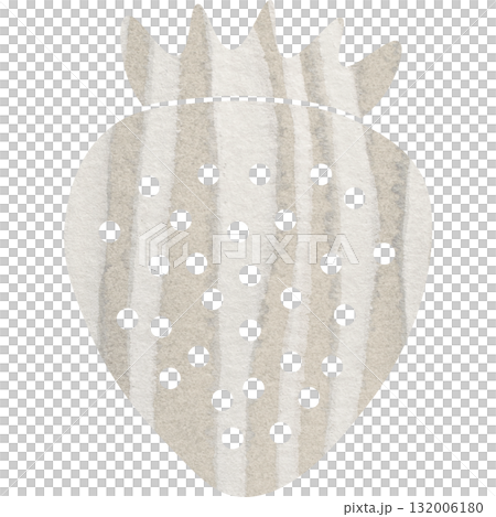 美麗的水彩草莓圖示圖像插圖 132006180