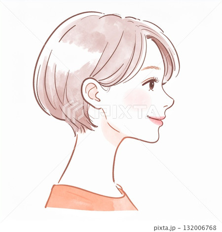 おしゃれな女性のアイコン おしゃれな女性のアイコン 132006768