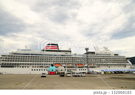 宮古港の朝 豪華客船飛鳥Ⅲ初寄港 132008183