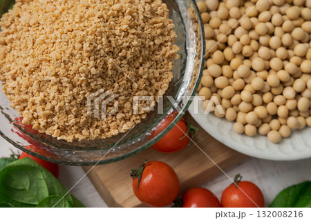 大豆のミンチと野菜 132008216