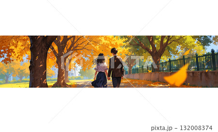 秋のヒトコマ 132008374