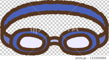 手繪圖示：泳鏡 132008866