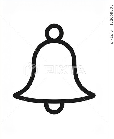 シンプルなベルのアイコン 132009601