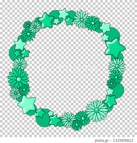 Oshikatsu Frame Flower Star Green Oshikatsu Frame Flower Star Green 132009822