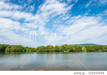 淀川風景 大阪府高槻市 淀川風景 大阪府高槻市 132010356