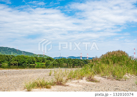 淀川風景 大阪府枚方市 淀川風景 大阪府枚方市 132010374