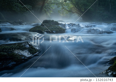 光さす菊池渓谷 熊本 光さす菊池渓谷 熊本 132010743