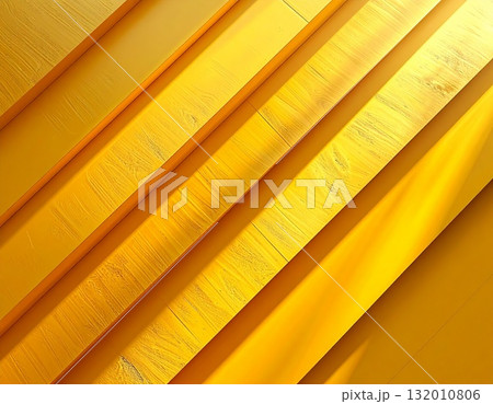 光と影が映える黄金の幾何学的テクスチャ 光と影が映える黄金の幾何学的テクスチャ 132010806