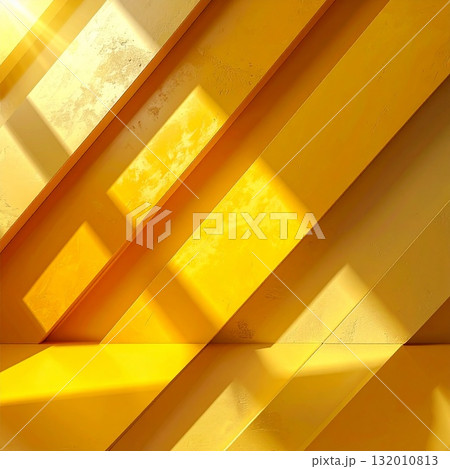 光と影が映える黄金の幾何学的テクスチャ 光と影が映える黄金の幾何学的テクスチャ 132010813